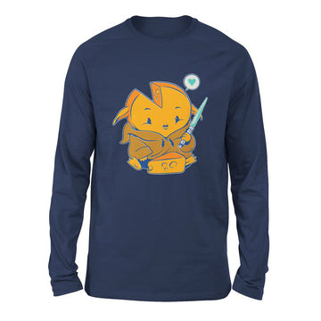 Baby Gouda Men/Unisex Drop Shoulder Sweatshirt in Navy color